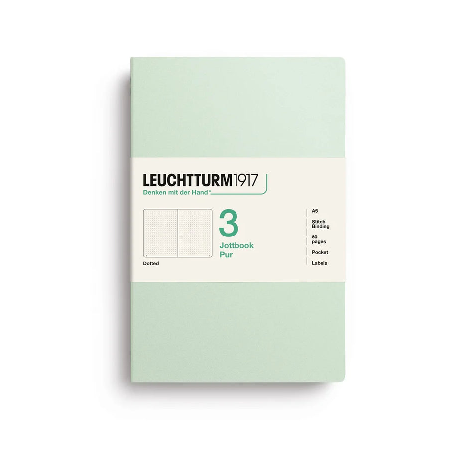 LEUCHTTURM1917 Jottbook Pur SC Medium (A5) - Mint Green