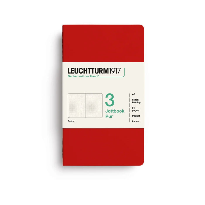 LEUCHTTURM1917 Jottbook Pur SC Pocket (A6) - Cherry
