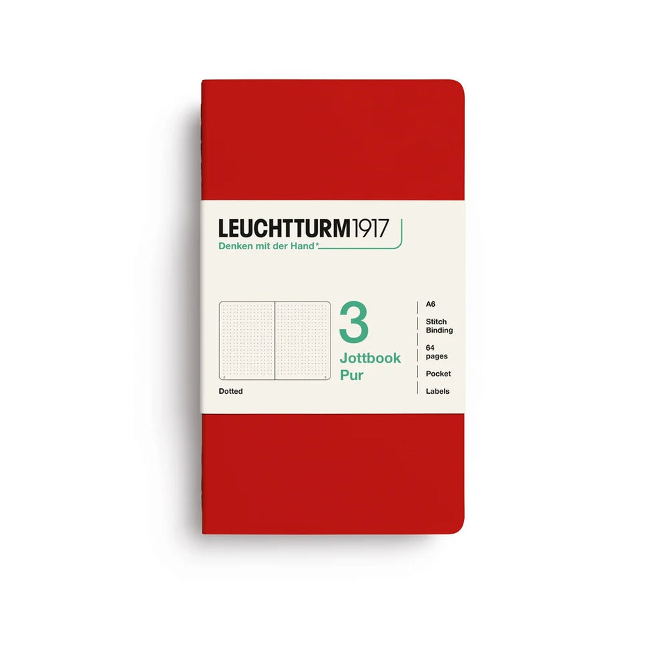 LEUCHTTURM1917 Jottbook Pur SC Pocket (A6) - Cherry