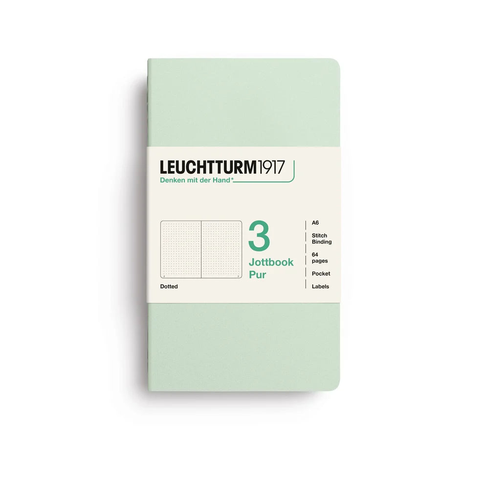 LEUCHTTURM1917 Jottbook Pur SC Pocket (A6) - Mint Green