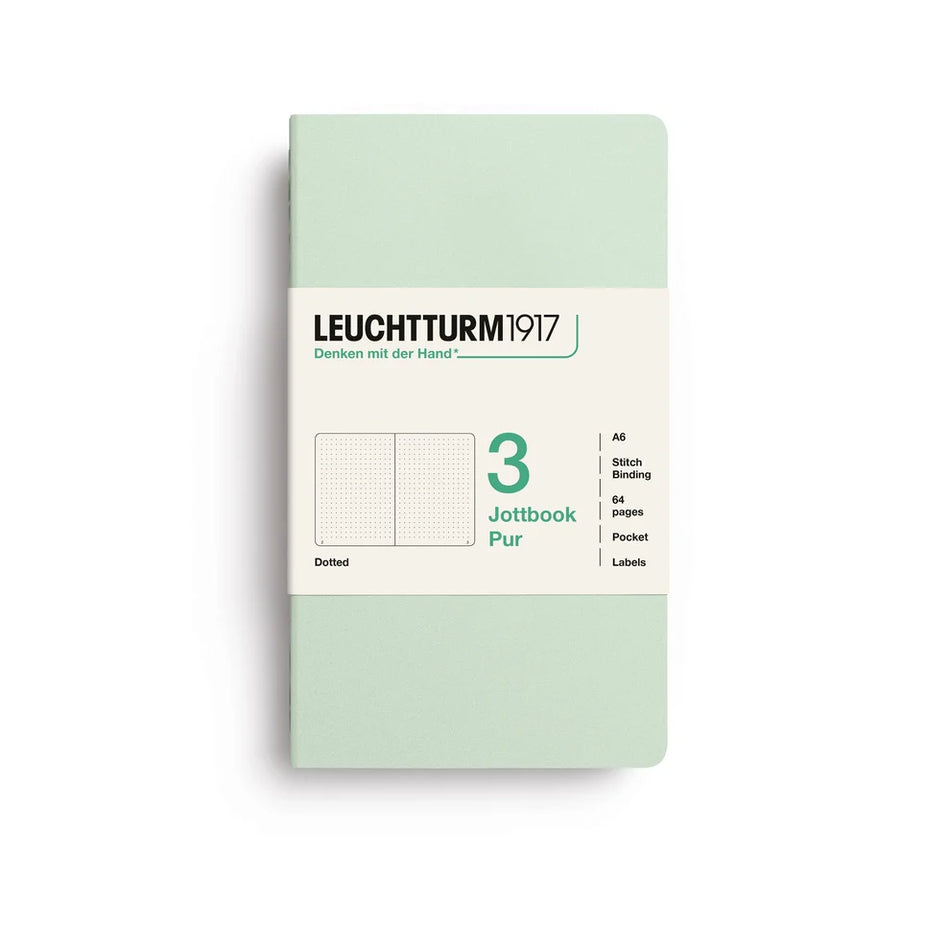 LEUCHTTURM1917 Jottbook Pur SC Pocket (A6) - Mint Green