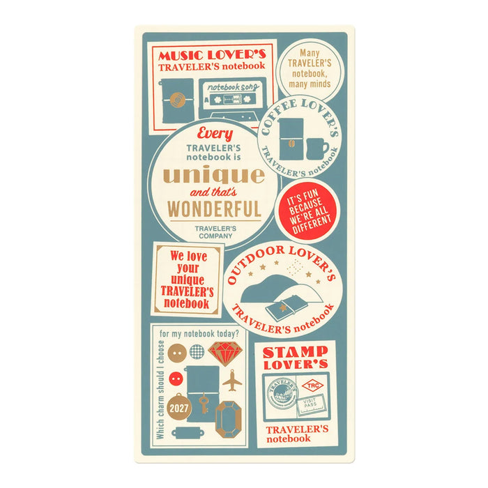 TRAVELER'S Notebook Regular Size Refill - 2027 Plastic Sheet