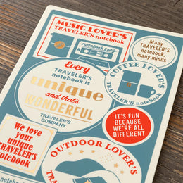 TRAVELER'S Notebook Regular Size Refill - 2027 Plastic Sheet