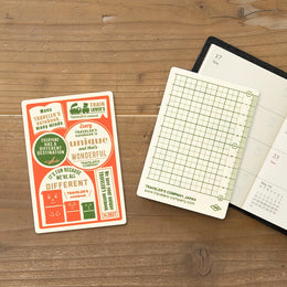 TRAVELER'S Notebook Passport Size Refill - 2027 Plastic Sheet