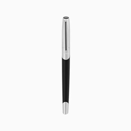 S.T. Dupont Defi Millennium Silver And Black Rollerball Pen