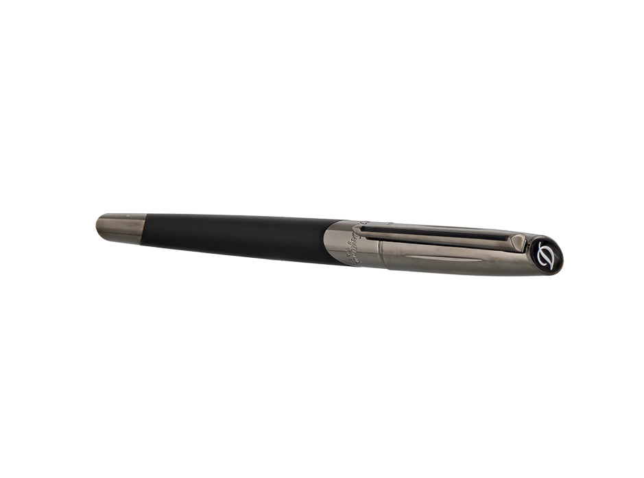 S.T. Dupont Defi Millennium Gunmetal And Matte Black Rollerball Pen