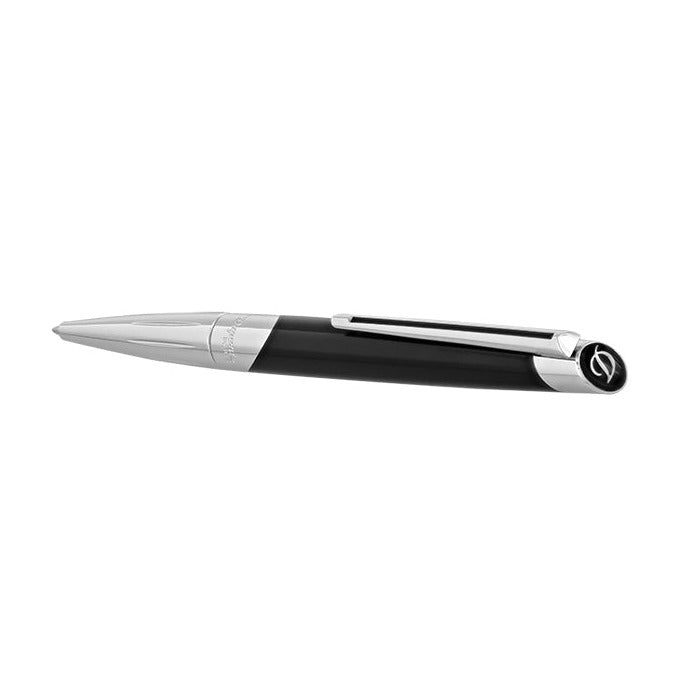 S.T. Dupont Defi Millennium Silver And Black Ballpoint Pen