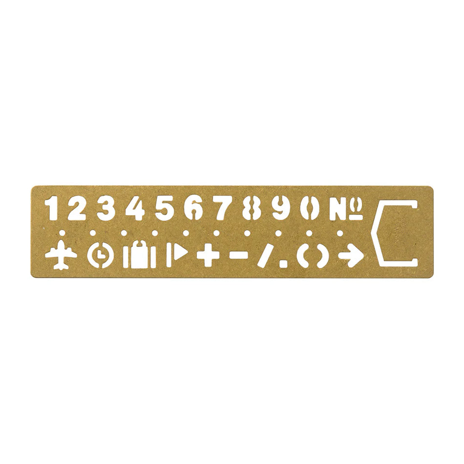 TRAVELER'S CO. refill - TEMPLATE BOOKMARK Number