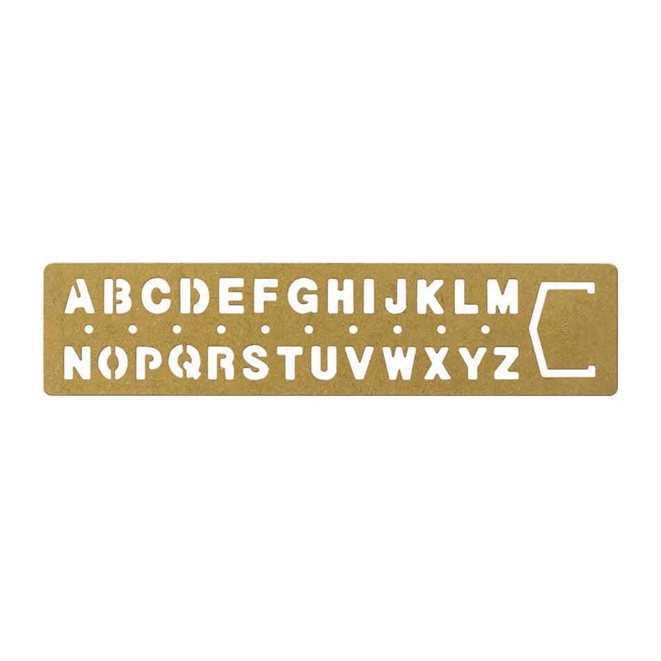 TRAVELER'S CO. refill - TEMPLATE BOOKMARK Alphabet