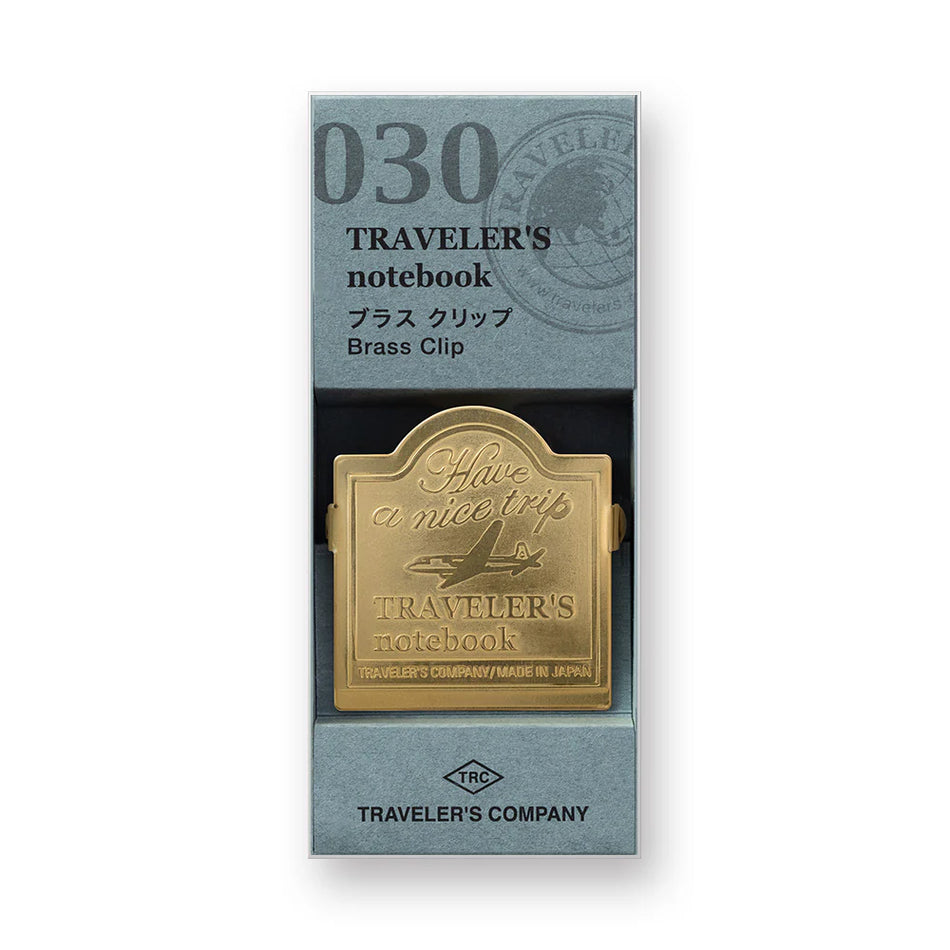 TRAVELER'S CO. Airplane Brass Clip 030