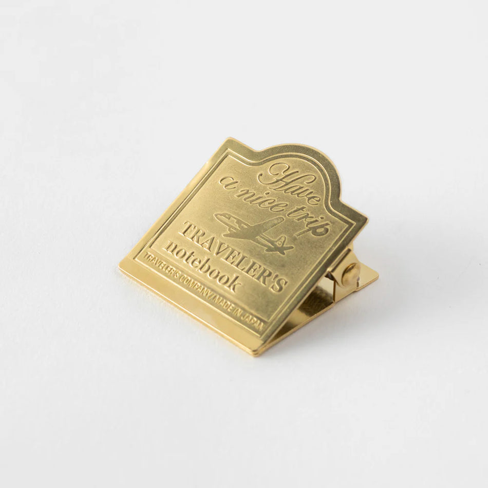 TRAVELER'S CO. Airplane Brass Clip 030