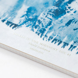 Hobonichi Techo Accessories Naoki Ishikawa: Hobonichi Graph Notebook (A5) - Denali in the Midnight Sun #1