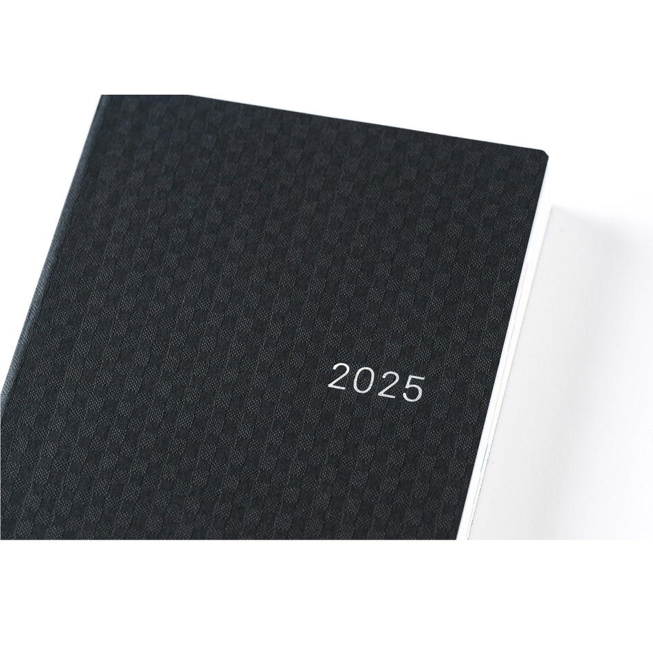 Hobonichi Techo 2025 HON A5 Paper Series - Black Gingham
