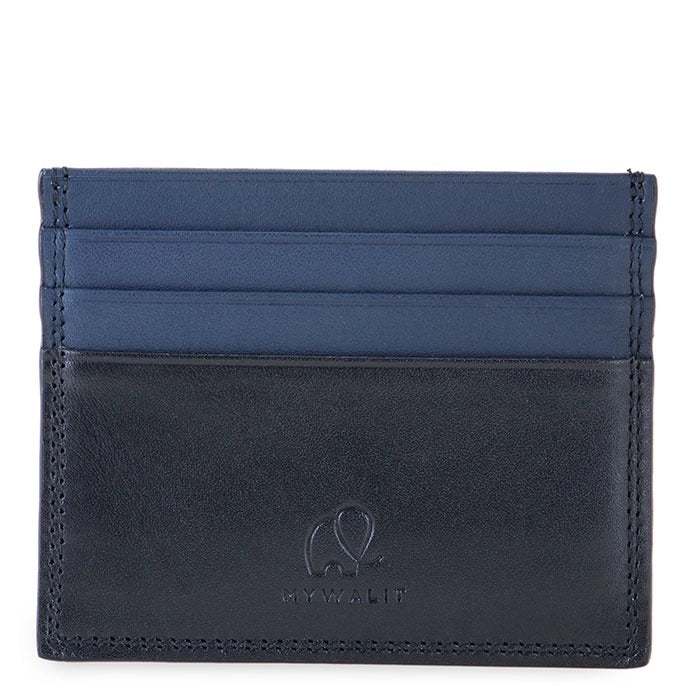 Mywalit RFID Double Sided CC Holder Black/Blue