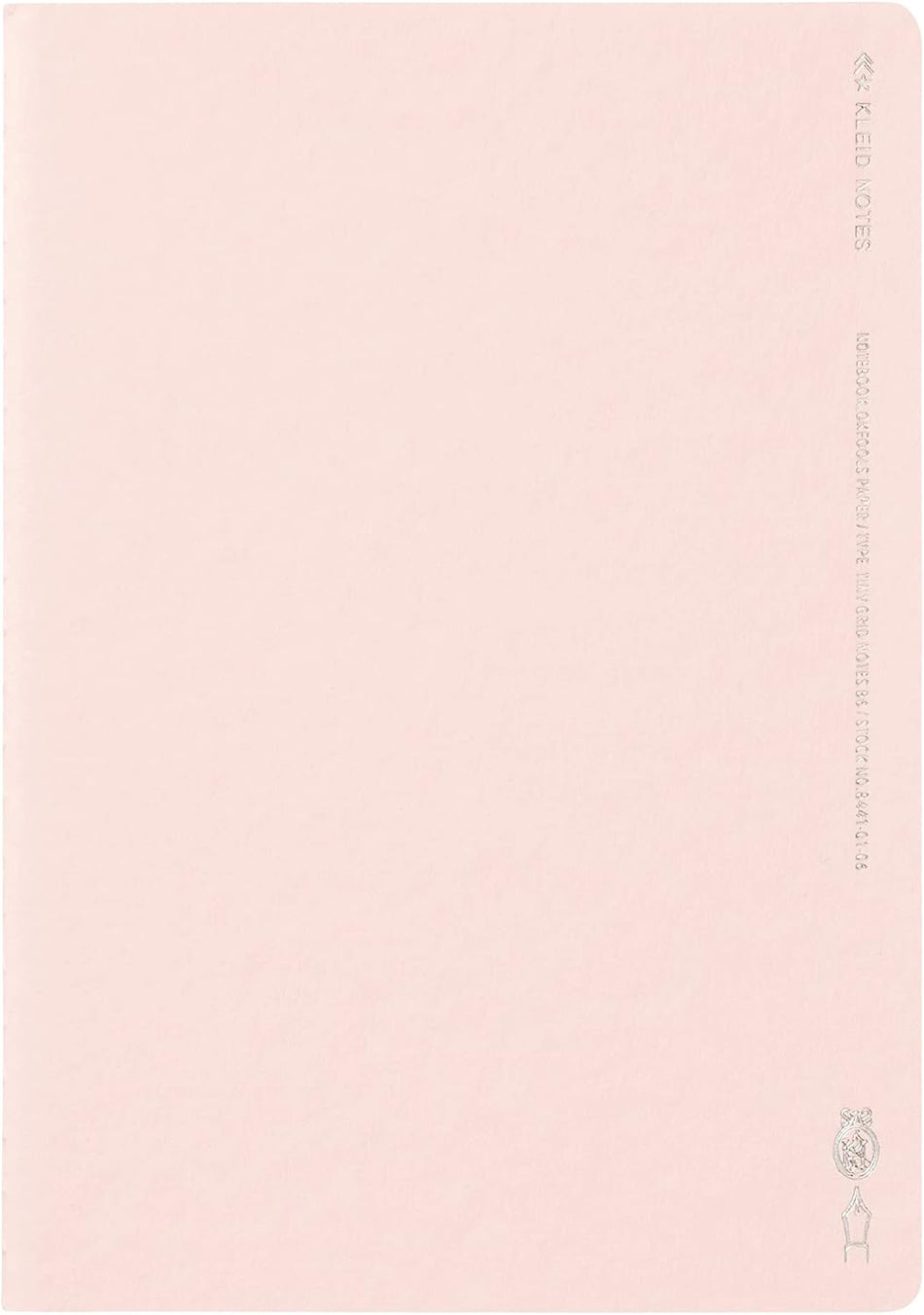 Kleid Tiny Grid 2mm Notes B6 - Light Pink