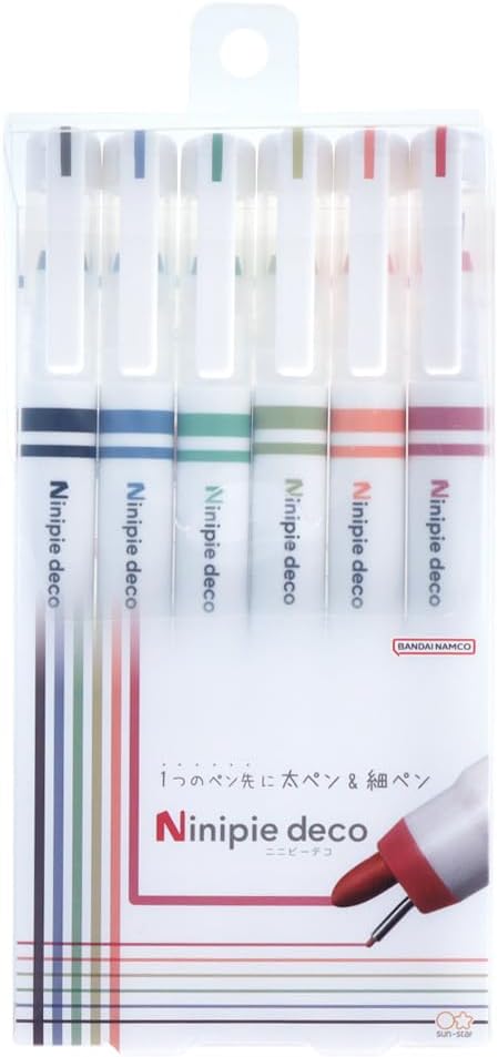 Sun-Star Ninipie Deco (Set of 6)- Set A