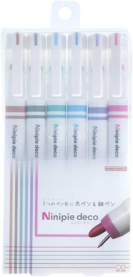 Sun-Star Ninipie Deco (Set of 6)- Set B