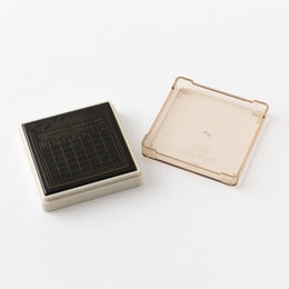 Midori Brown Paintable Stamp Self Inking - Calendar