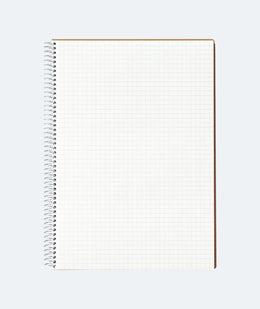 Maruman Spiral Note Basic Notebook - B5 - Graph - 80 Sheets