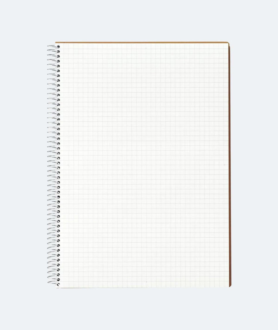 Maruman Spiral Note Basic Notebook - B5 - Graph - 80 Sheets