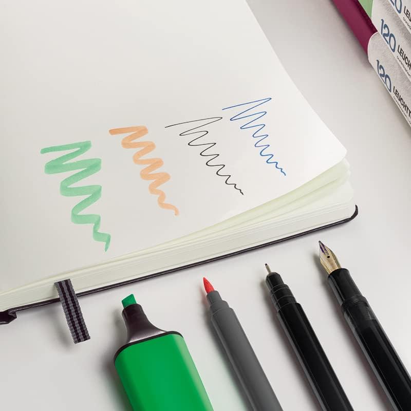 LEUCHTTURM1917 Notebook Hardcover Medium (A5), 120g Edition, Plain, 203 pages - Mint Green