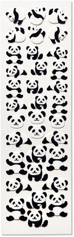 G.C. PRESS Brushed Panda Stickers