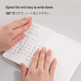 Stalogy 018 Editor's Series 365Days B6 Notebook - Grid - Black