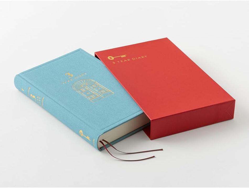Midori 3 Year Diary - Light Blue