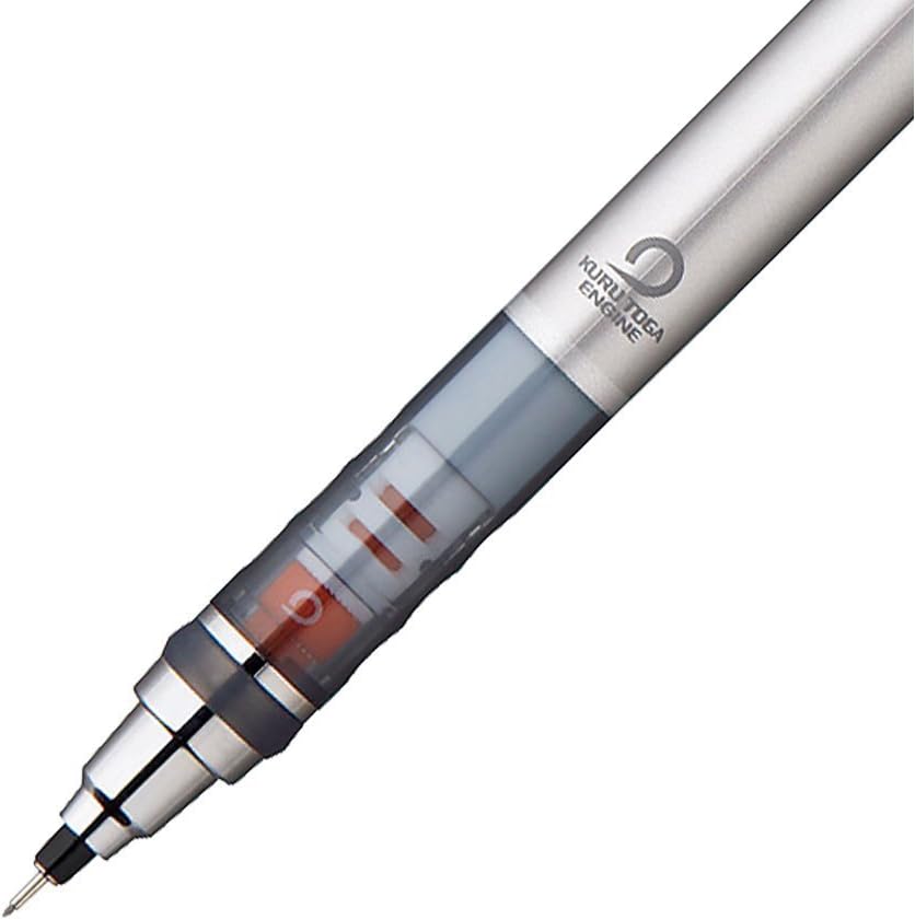 Uni Kuru Toga Mechanical Pencil 0.5 mm - Silver
