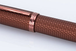 Diplomat Viper Rollerball - Brown Guilloche