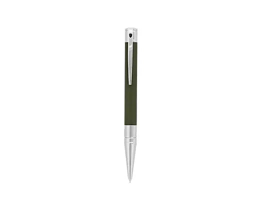 S.T. Dupont D-Initial Matte Khaki / Chrome Ballpoint