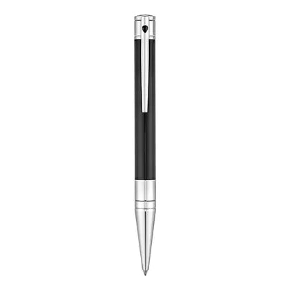 S.T. Dupont D-Initial Black/Chrome Ballpoint