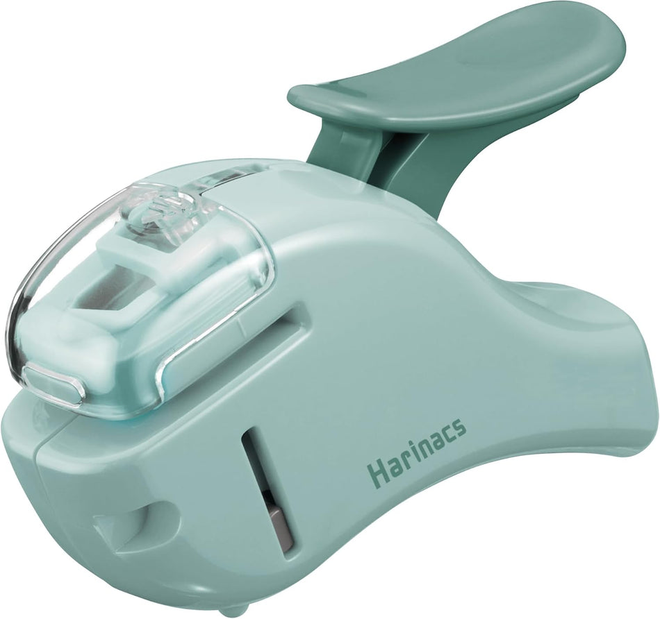 Kokuyo Harinacs Staplefree Stapler Compact Alpha - Green Blue