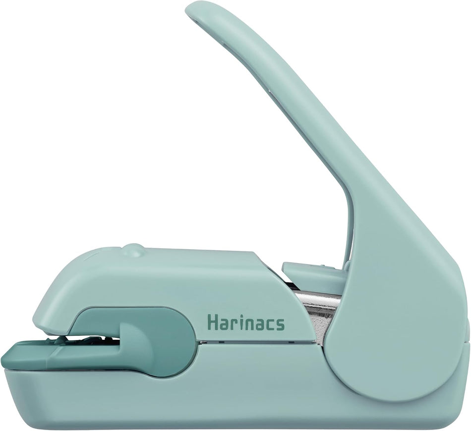 Kokuyo Harinacs Press Staple-less Stapler - Green Blue