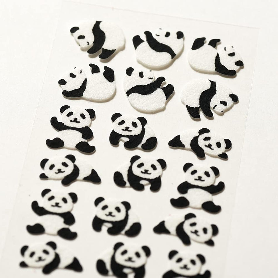 G.C. PRESS Brushed Panda Stickers