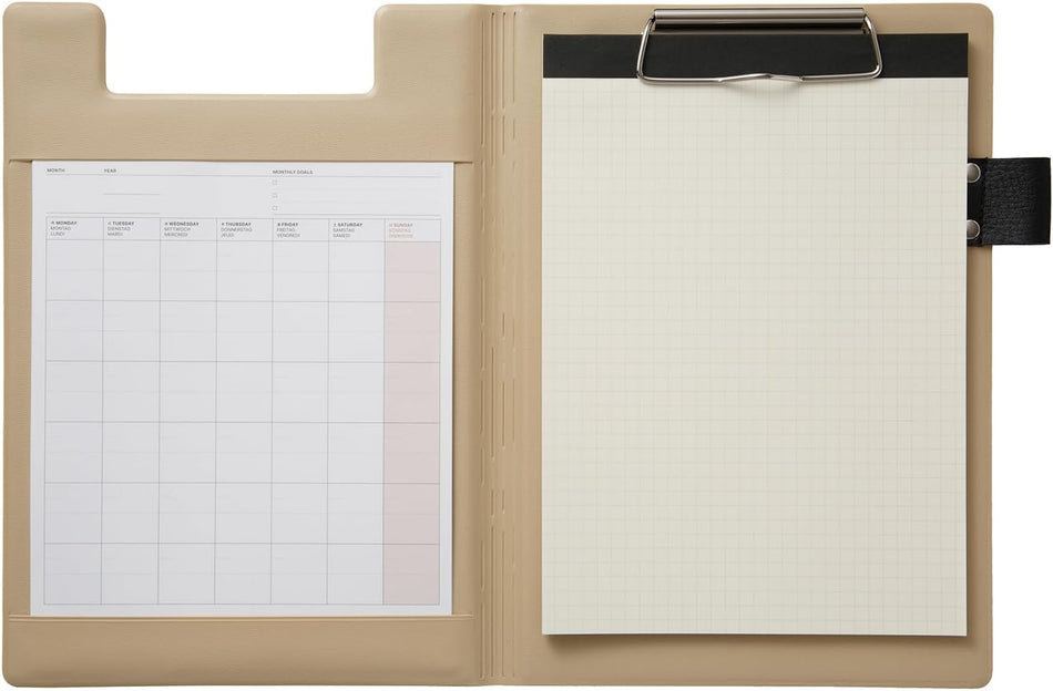 Laconic Field Pad Clipboard A5 - Beige