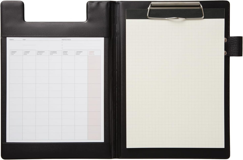 Laconic Field Pad Clipboard A5 - Black