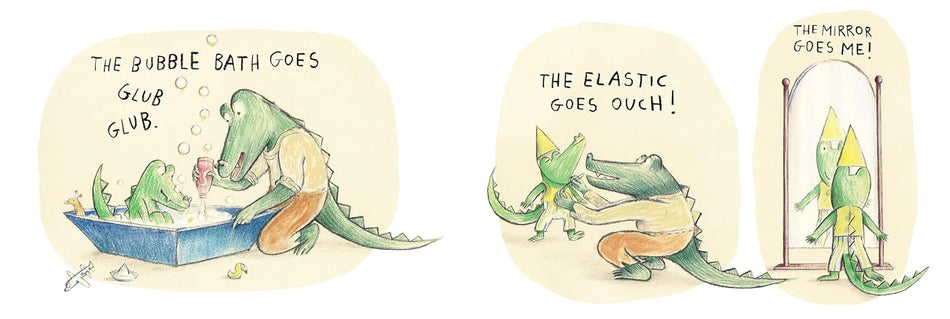 What Does Little Crocodile Say at the Birthday Party?