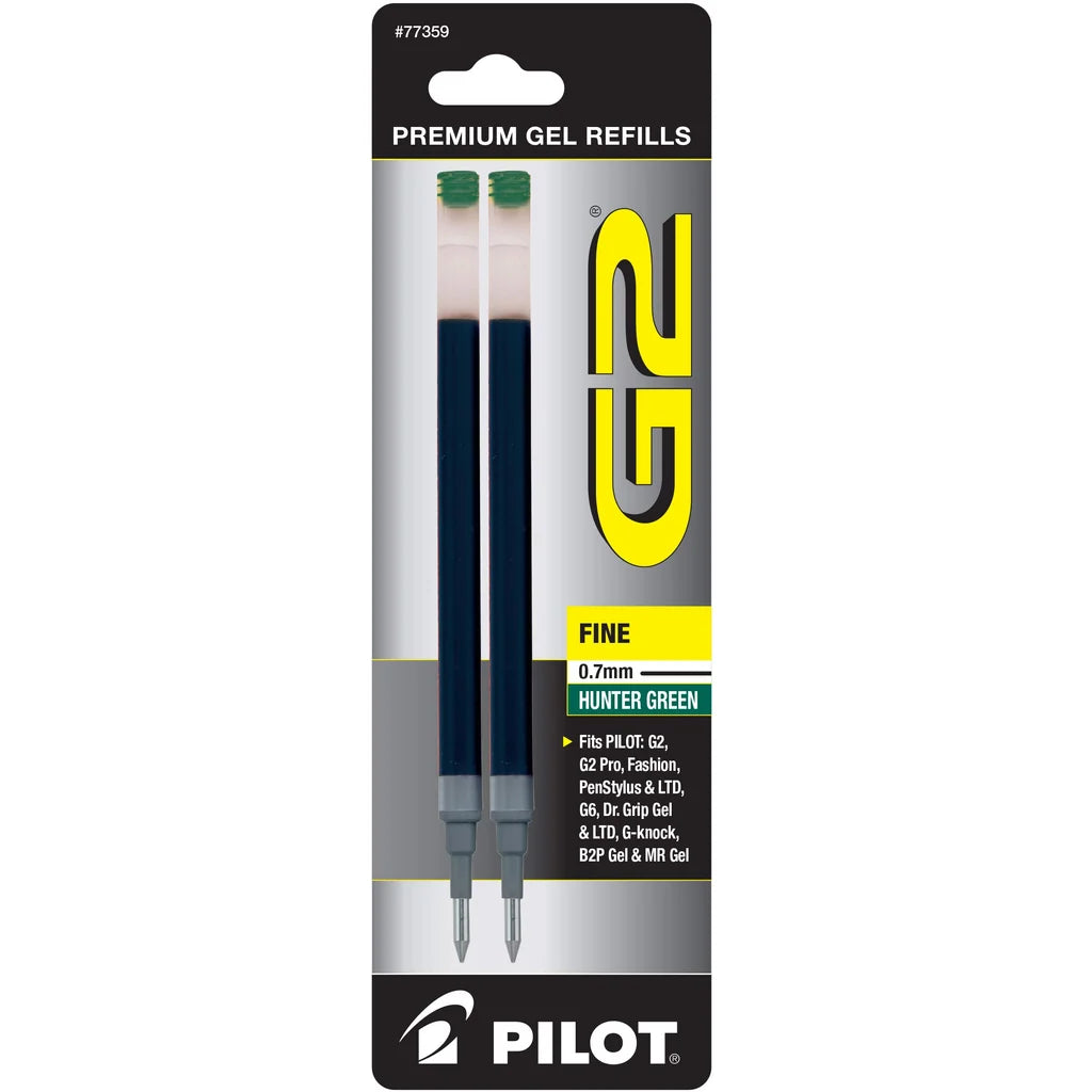 Pilot G2 Gel Refill Hunter Green - Fine (0.7mm)