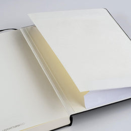 LEUCHTTURM1917 Notebook Master Slim (A4+) Hardcover, 121 Numbered Pages, Ruled - Navy Blue