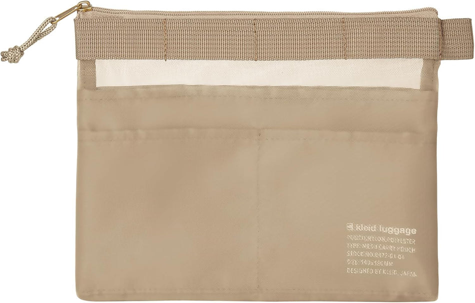 Kleid Mesh Carry Pouch Mini - Beige