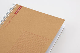 Maruman Spiral Note Basic Notebook - B5 - Graph - 80 Sheets
