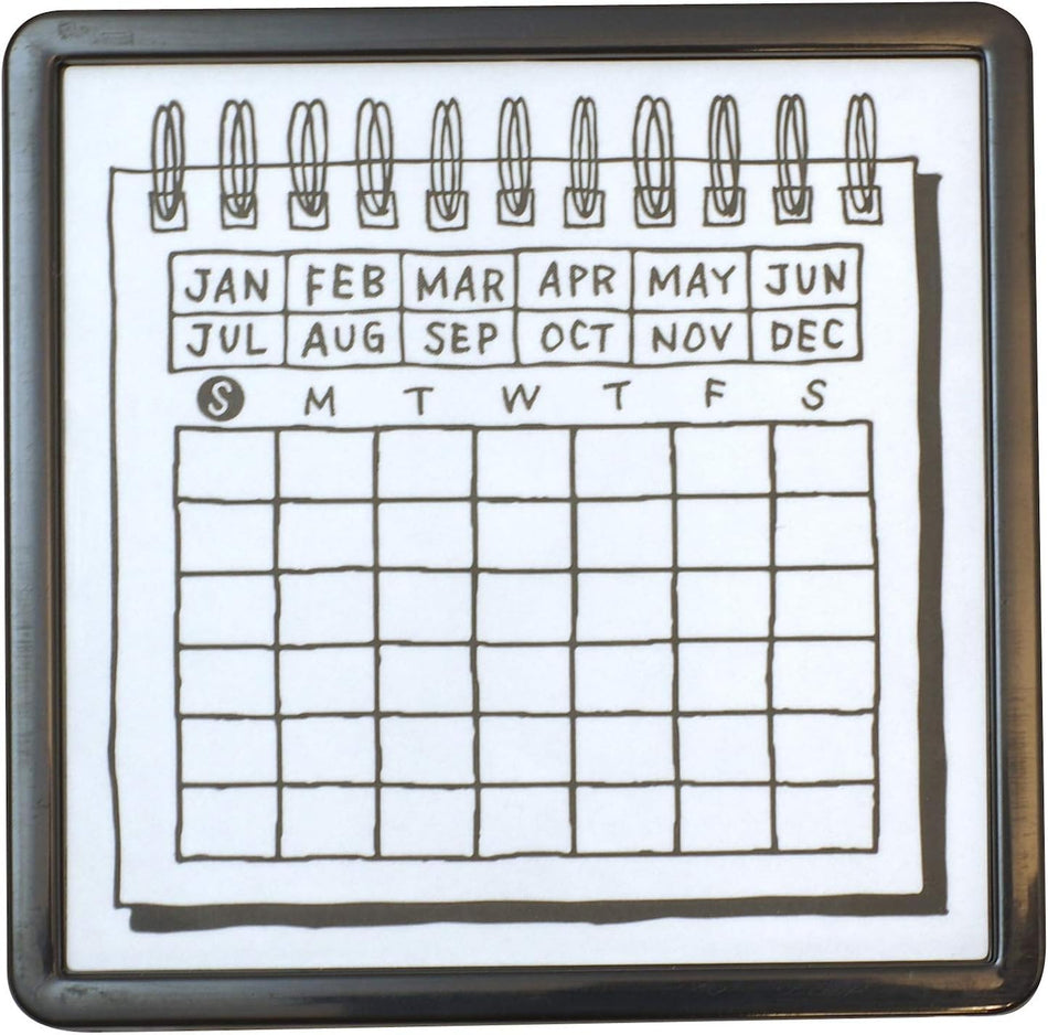 Midori Paintable Stamp Self Inking - Calendar