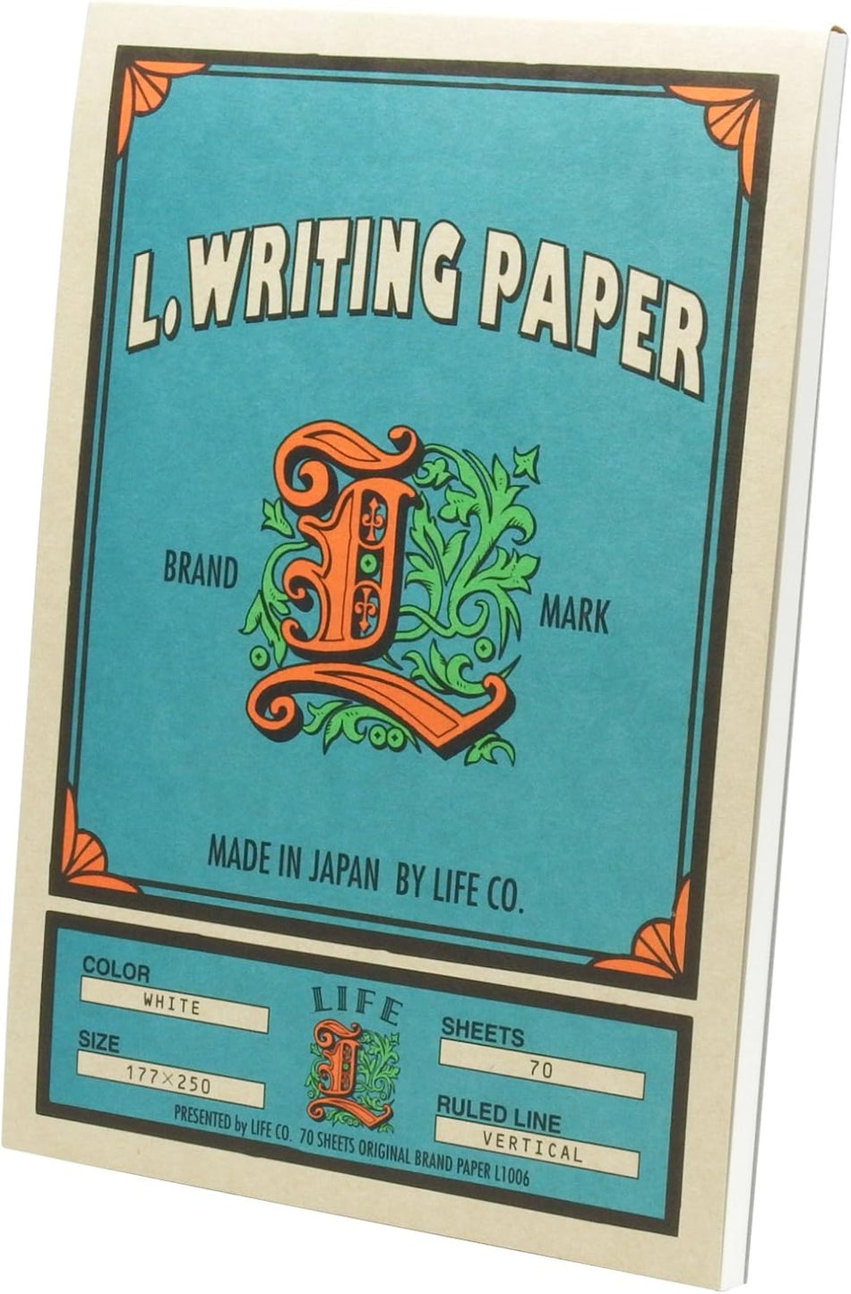 Life Brand Letter Pad - B5 Vertical Ruled