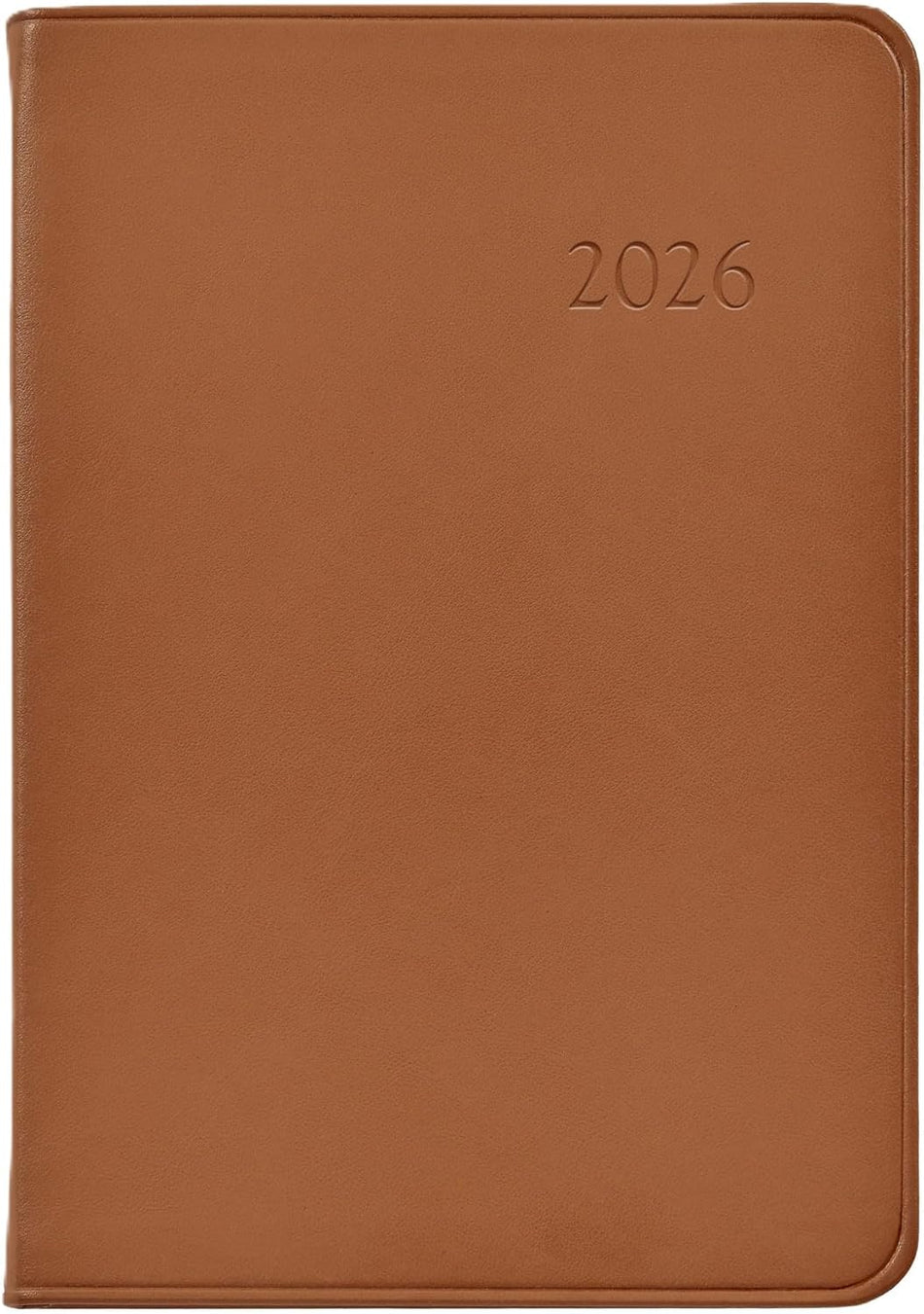 GI 2026 Appointment Journal Traditional Leather - British Tan