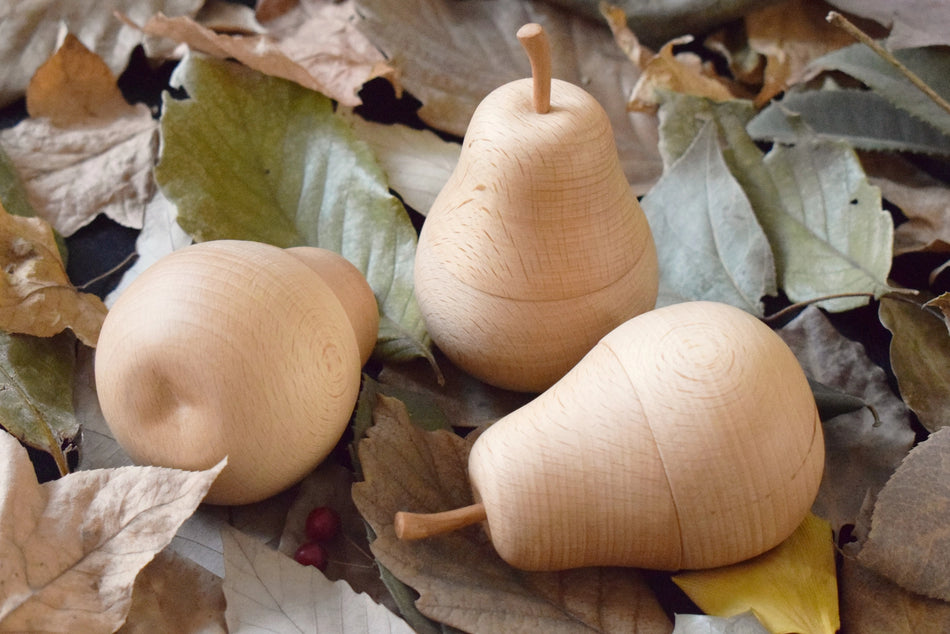 Senser Woodcraft Pear Toothpick Holder - Natural
