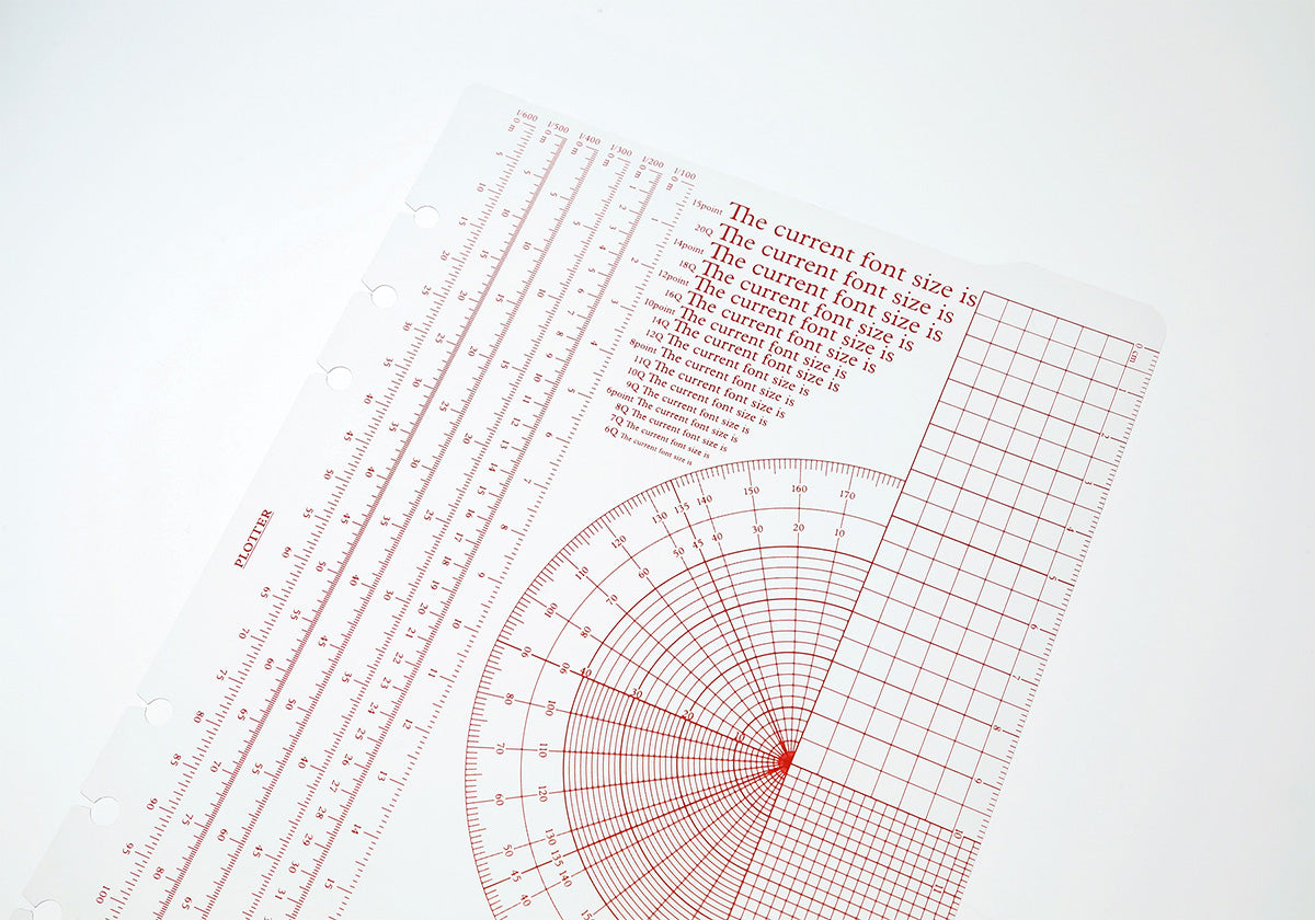 Plotter A5 Ruler Pad – Flax Pen to Paper