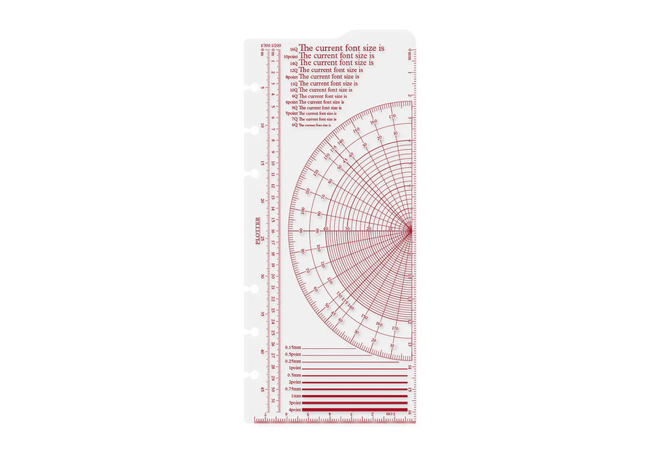 PLOTTER Narrow Ruler Pad