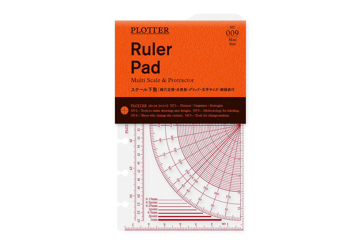 PLOTTER Mini Ruler Pad – Flax Pen to Paper