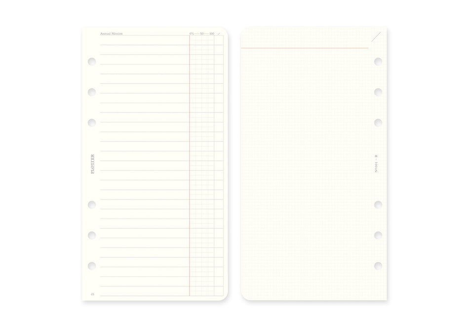PLOTTER 2024 Monthly Schedule Refill - Bible Size